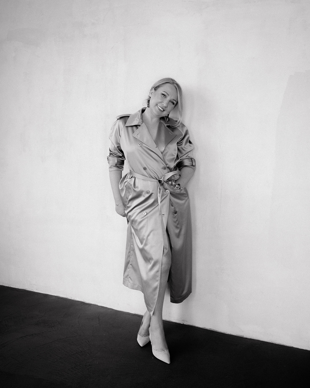Full-length portrait of Elena Bershtein